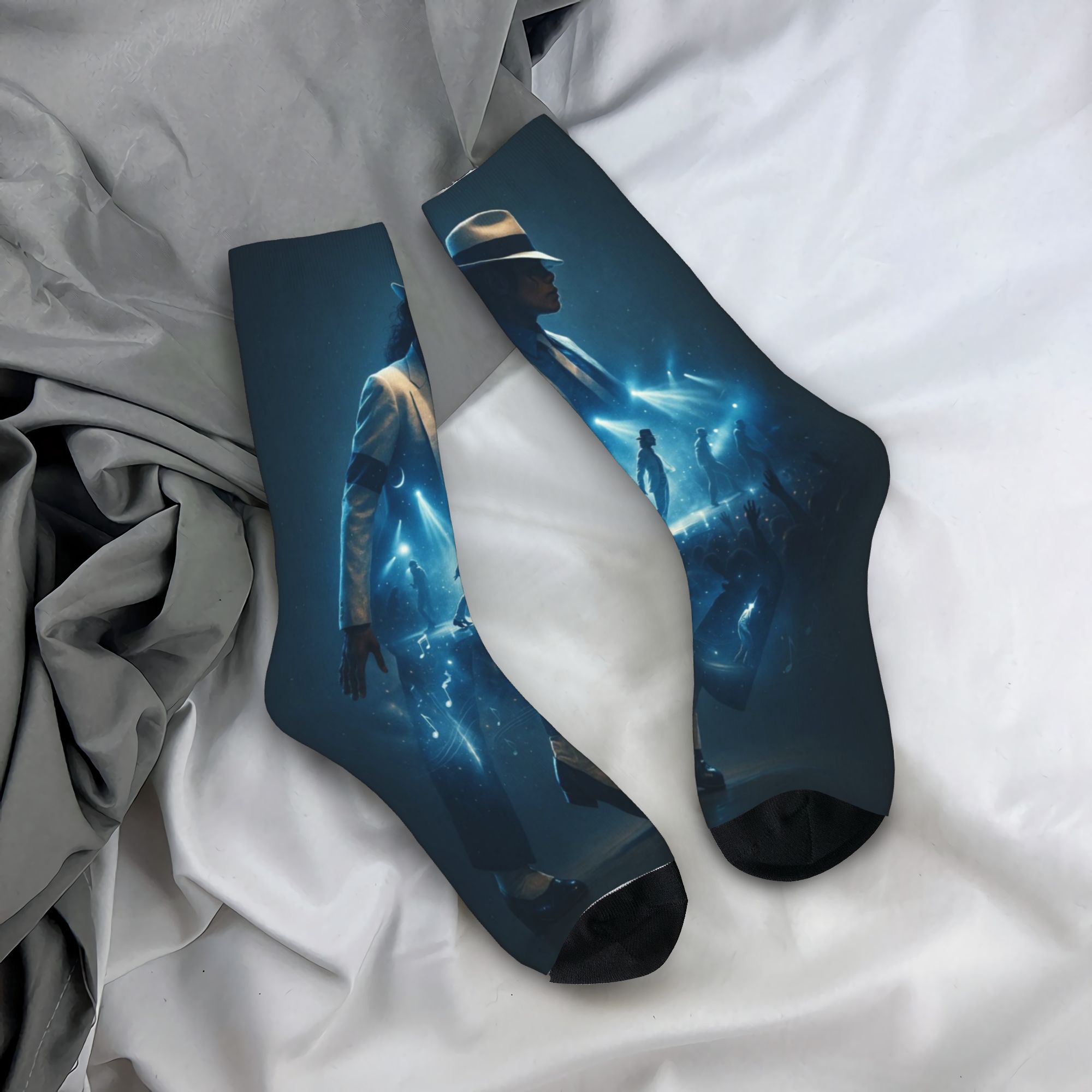 Men Accessories Ideas - Skarpety Michaela Jacksona „Króla Popu” –