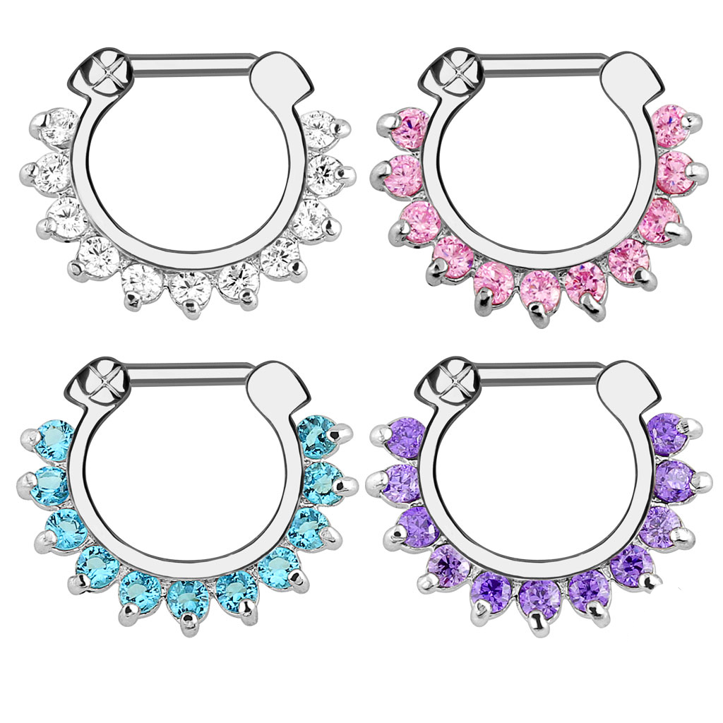 1 szt. Klipsowy pierścień na p – Men Accessories Earrings recenzja i cena