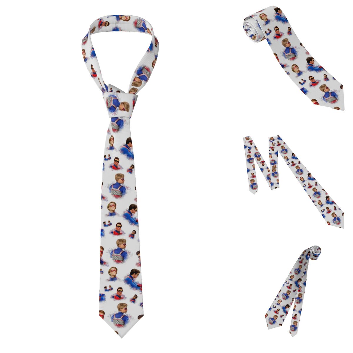 Krawat z motywem Kapitana Mana – Men Accessories Drawing recenzja i cena
