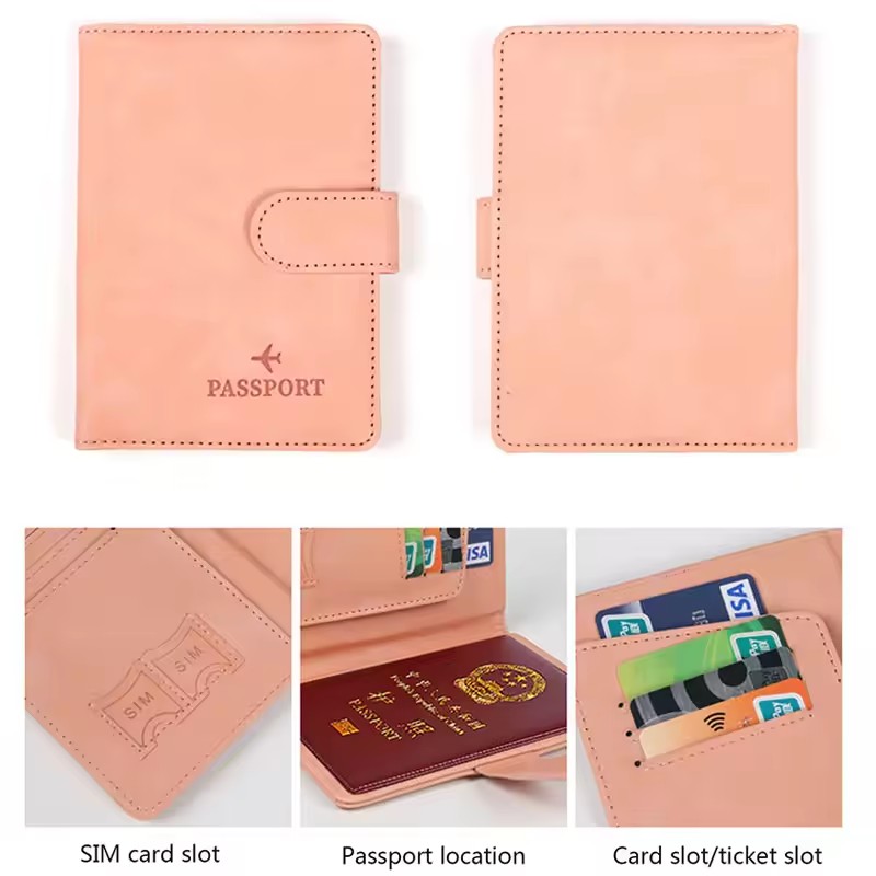 Skórzane etui na paszport z bl – Men'S Accessories Case recenzja i cena