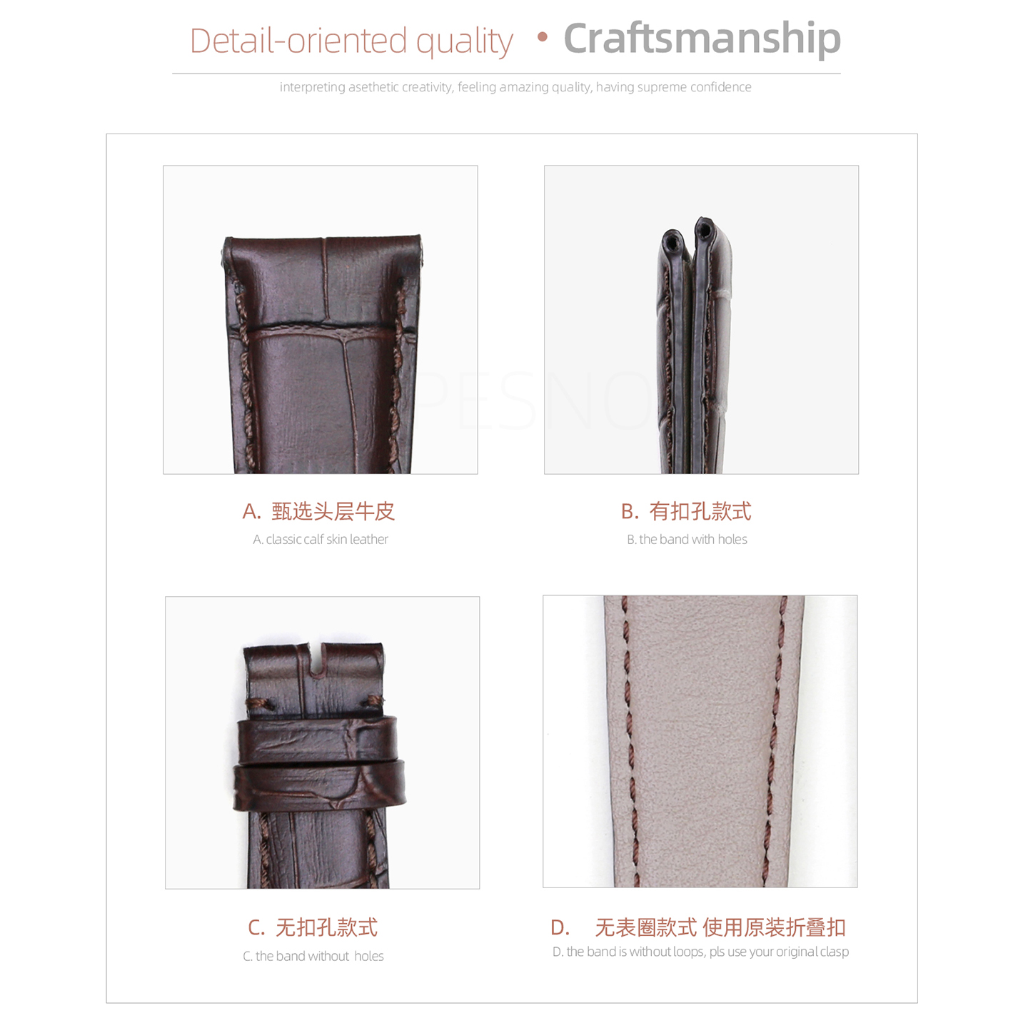 PESNO Pasuje do BVLGARI BB42B, – Men'S Accessories Types recenzja i cena